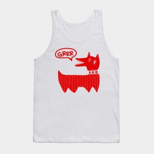 RED DOG GRRR Tank Top